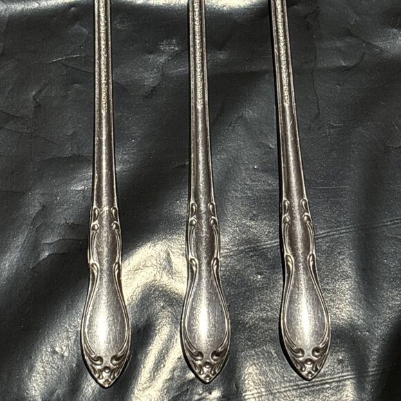 Oneida Ltd Simon L. & George H. Rogers Company Stainless Steel Cocktail Forks - Picture 6 of 7